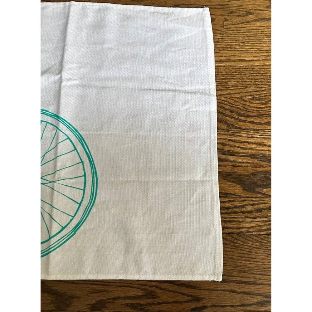 Vital Industries Flour Sack Towels Unisex OS Multi Bicycle Vintage Kitchen Decor
